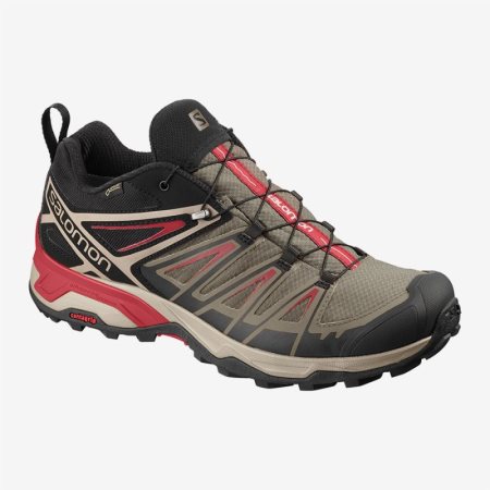 Scarpe Trekking Salomon X ULTRA 3 GTX Uomo Verde Oliva IT 6-D10